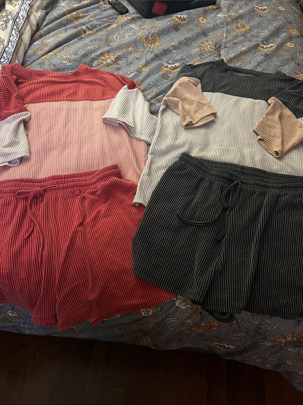 Waffle Knit women’s matching sets.